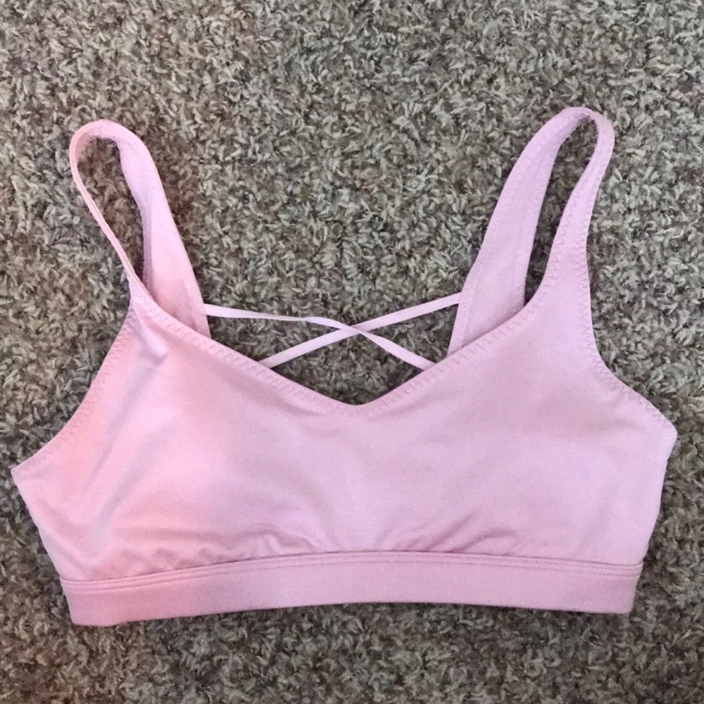 Victoria’s Secret Sports bra light pink